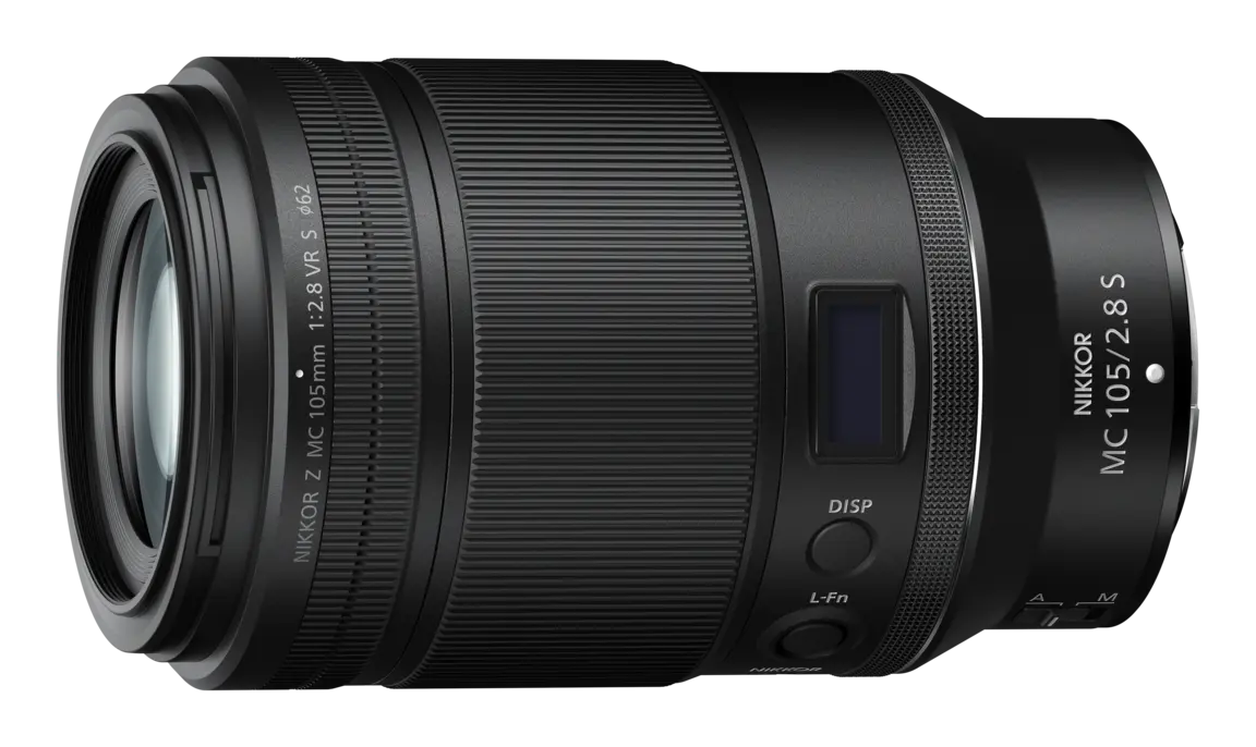 ニコン NIKKOR Z MC 105/2.8 S レンズ nikon NIKKOR Z MC 105mm f/2.8 VR S | Teleobjetiva micro média