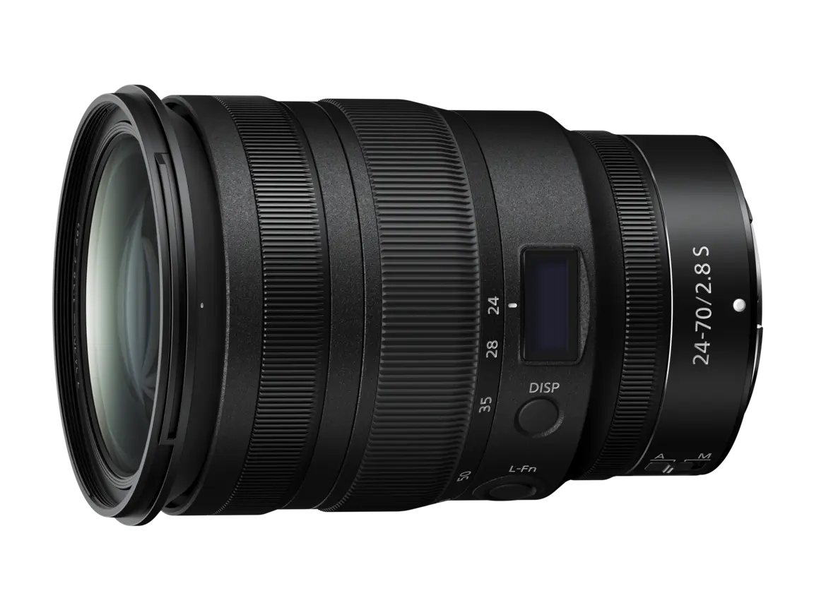 Objetiva profissional com zoom NIKKOR Z 24-70mm f/2.8 S